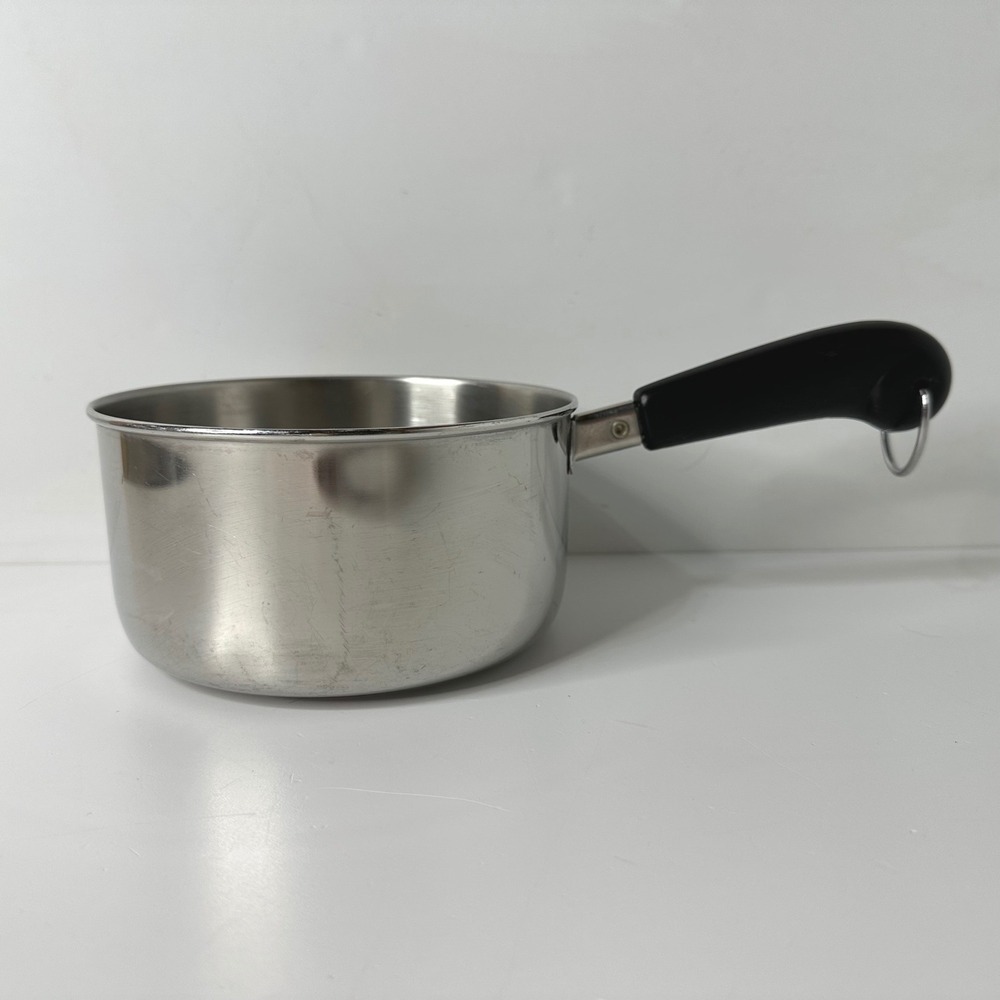 Revere Ware 1.5 QT Saucepan Clinton IL USA 95h Tri Ply Stainless Steel NO LID
